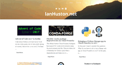 Desktop Screenshot of ianhuston.net
